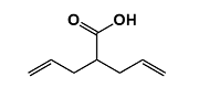 Valproic acid related compound A; 2-Allyl-4-pentenoic acid, Diallylacetic acid; 99-67-2