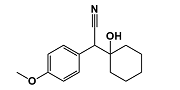 Venlafaxine Cyano Impurity ;Venlafaxine Nitrile Impurity ; 1-(Cyano-(4-methoxyphenyl)methyl)cyclohexanol  | 93413-76-4 