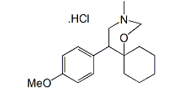 Venlafaxine EP Impurity E ;  (5RS)-5-(4-Methoxyphenyl)-3-methyl-1-oxa-3- azaspiro-[5.5]undecane Hydrochloride | 93413-56-0