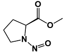 Vildagliptin N-Nitroso-L-Proline Methyl Ester; Methyl Nitroso-L-prolinate ; 35909-01-4