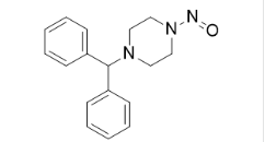 (Z)-1-(diphenylmethyl)-4-nitrosopiperazine;(Z)-1-(diphenylmethyl)-4-nitrosopiperazine; 1-benzhydryl-4-nitrosopiperazine