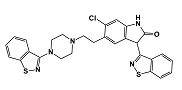 Ziprasidone EP Impurity E; Ziprasidone USP RC D ;  3-(1,2-Benzisothiazol-3-yl)-5-[2-[4-(1,2-benzisothiazol-3-yl)piperazin-1-yl] ethyl]-6-chloro-1,3-dihydro-2H-indol-2-one  |  1159977-04-4