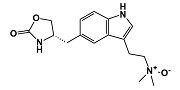 Zolmitriptan N-Oxide; (4S)-4-[[3-[2-(Dimethyloxidoamino)ethyl]-1H-indol-5-yl]methyl-2-oxazolidinone