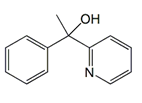 Doxylamine EP Impurity B ; α-Methyl-α-phenyl-2-pyridinemethanol  |  19490-92-7