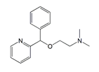 Doxylamine EP Impurity C ;C-Desmethyl Doxylamine ;N,N-Dimethyl-2-[(1RS)-1-phenyl-1-(pyridin-2-yl)methoxy]ethanamine  |  1221-70-1
