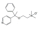 Doxylamine N-Oxide ; N,N-Dimethyl-2-[1-phenyl-1-(2-pyridinyl)ethoxy]ethanamine N-Oxide  |  97143-65-2