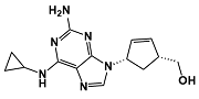 Abacavir EP Impurity A; Abacavir enantiomer ; (1R,4S)-4-[2-amino-6-(cyclopropylamino)-9H-purin-9-yl}]-cyclopent-2-enyl}methanol ; (1R,4S)-Abacavir;  Ent-Abacavir; CABS-3; 136470-79-6