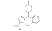 Alcaftadine 3-Carboxylic Acid;  6,11-Dihydro-11-(1-methyl-4-piperidinylidene)-5H-Imidazo[2,1-b][3]benzazepine-3-carboxylic Acid | 147083-93-0