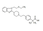 Bilastine ; 4-[2-[4-[1-(2-Ethoxyethyl)-1H-benzimidazol-2-yl]-1-piperidinyl]ethyl]-α,α-dimethylbenzeneacetic acid| 202189-78-4