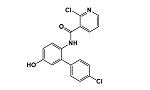 5-hydroxy Boscalid; 2-Chloro-N-(4'-chloro-5-hydroxy[1,1'-biphenyl]-2-yl)-3-pyridinecarboxamide; 661463-87-2