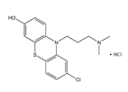 Chlorpromazine 7-Hydroxy Impurity ; 8-Chloro-10-[3-(dimethylamino)propyl]-10H-phenothiazin-3-ol Hydrochloride  |  51938-11-5