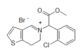 Clopidogrel Pyridinium Bromide Impurity ; 5-[1-(2-Chlorophenyl)-2-methoxy-2-oxoethyl]-6,7-dihydrothieno[3,2-c] pyridinium bromide | 1396607-49-0