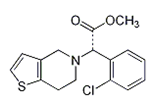 Clopidogrel ; Methyl (2S)-(2-chlorophenyl)[6,7-dihydro thieno [3,2-c]pyridin-5(4H)-yl] acetate | 113665-84-2 