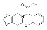 Clopidogrel Acid Racemate (Base) ; rac-Clopidogrel Carboxylic Acid ; Clopidogrel Metabolite 