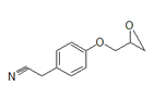 Atenolol Cyano Epoxide ;  2-[4-[[(2RS)-Oxiran-2-yl]methoxy]phenyl]acetonitrile