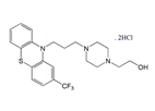 Fluphenazine Dihydrochloride ; Fluphenazine Decanoate EP Impurity B ;Fluphenazine Enantate EP Impurity B ;2-[4-[3-[2-(Trifluoromethyl)-10H-phenothiazin-10-yl]-propyl]piperazin-1-yl]ethanol dihydrochloride  |  146-56-5