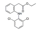 Aceclofenac Impurity C;  Diclofenac Ethyl Ester ;  Ethyl [2-[(2,6-dichlorophenyl)amino]phenyl]acetate |  15307-77-4