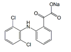Diclofenac Keto Sodium ;2-[(2,6-Dichlorophenyl)amino]-α-oxo-benzeneacetic acid sodium salt  |  70757-34-5