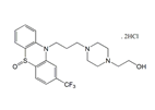 Fluphenazine Dihydrochloride EP Impurity A ;Fluphenazine Decanoate EP Impurity A ; Fluphenazine Enantate EP Impurity A ; Fluphenazine S-Oxide ; 2-[4-[3-[5-Oxo-2-(trifluoromethyl)-10H-5λ4-phenothiazin-10-yl]propyl]piperazin-1-yl]ethanol ;4-[3-[5-Oxido-2-(trifluoromethyl)-10H-phenothiazin-10-yl]propyl]-1-piperazineethanol dihydrochloride  |  1674-76-6