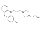 Fluphenazine Dihydrochloride EP Impurity E ; Perphenazine ;2-[4-[3-[2-Chloro-10H-phenothiazin-10-yl]propyl]piperazin-1-yl]ethanol  |  58-39-9