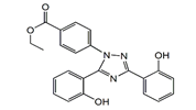 Deferasirox Ethyl Ester ;  4-[3,5-Bis(2-hydroxyphenyl)-1H-1,2,4-triazol-1-yl]benzoic acid ethyl ester  | 201530-79-2