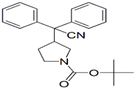 C Cyano t-BOC Impurity ;Darifenacin Cyano Impurity ; 3-(Cyanodiphenylmethyl)-1-pyrrolidinecarboxylic acid t-butyl ester | 1159977-31-7
