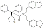 Darifenacin Dimer-1 Impurity ; (S)-2-(3-Pyrrolidinyl)-2,2-diphenyl-N,N-bis[2-(2,3-dihydrobenzfuran-5-yl)ethyl]acetamide