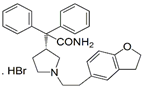 Darifenacin R-Isomer ; (R)-2-[1-[2-(2,3-Dihydrobenzfuran-5-yl)ethyl]-3-pyrrolidinyl]-2,2-diphenylacetamide HBr