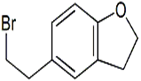 Darifenacin 5-Bromoethyl Impurity ;5-Bromoethyl-2,3-Dihydrobenzofuran ; 5-(2-Bromoethyl)-2,3-dihydrobenzofuran ; 2-(2,3-Dihydrobenzfuran-5-yl)bromoethane |  127264-14-6