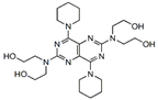 Dipyridamole ;Dipyridan ; Dipyridamine ; 2,2’,2’’,2’’’-[(4,8-Di-1-piperidinylpyrimido[5,4-d]pyrimidine-2,6-diyl)dinitrilo]tetrakis-ethanol ; 2,2′,2”,2”’-[(4,8-Di-1-Piperidinylpyrimido[5,4-d]pyrimidine-2,6-diyl)dinitrilo]tetrakisethanol | 58-32-2