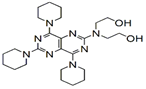 Dipyridamole EP Impurity A ; Dipyridamole USP RC A ; 2,2′-[[4,6,8-Tri(piperidin-1-yl) pyrimido [5,4-d] pyrimidin-2-yl]nitrilo]diethanol | 16982-40-4