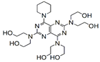 Dipyridamole EP Impurity B ;Dipyridamole USP RC B ; 2,2′,2″,2”’,2””,2””’-[[8-(Piperidin-1-yl)pyrimido[5,4-d]pyrimidine-2,4,6-triyl]trinitrilo]hexaethanol | 16908-47-7
