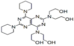 Dipyridamole EP Impurity E ;Dipyridamole USP RC E ; 2,4-Di[di(2-hydroxyethyl)amino]-6,8-di(piperidin-1-yl)-pyrimido[5,4-d]pyrimidine