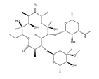 Erythromycin EP Impurity B ;3″-N-DesmethylerythromycinA ; (3R,4S,5S,6R,7R,9R,11R,12R,13S,14R)-4-[(2,6-Dideoxy-3-C-methyl-3-O-methyl-α-L-ribo-hexopyranosyl)oxy]-14-ethyl-7,12,13-trihydroxy-3,5,7,9,11,13-hexamethyl-6-[[3,4,6-trideoxy-3-(methylamino)-β-D-xylohexopyranosyl]oxy]oxacyclotetradecane-2,10-dione  |   992-62-1
