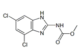 Albendazole EP Impurity J ;Albendazole BP Impurity J ;  Methyl N-(4,6-dichloro-1H-benzimidazol-2-yl)carbamate  |  946498-41-5
