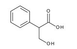 Tropicamide EP impurity C ; (2RS)-3-hydroxy-2-phenylpropanoic acid; tropic acid  |  529-64-6