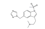 Rizatriptan EP Impurity E ;N,N-Dimethyl-2-[1-(methylsulfonyl)-5-(1H-1,2,4-triazol-1ylmethyl)-1H-indol-3-yl]ethanamine