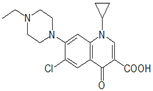 Enrofloxacin EP Impurity E ;  6-Chloro-1-cyclopropyl-7-(4-ethylpiperazin-1-yl)-4-oxo-1,4-dihydroquinoline-3-carboxylic acid