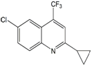 Efavirenz USP RC C ;Efavirenz Quinoline Analog (USP) ; 6-Chloro-2-cyclopropyl-4-(trifluoromethyl)quinoline | 391860-73-4