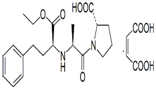 Enalapril Maleate ; (S,S,S)-Enalapril Maleate ; (S)-1-(N-(1-(Ethoxycarbonyl)-3-phenylpropyl)-L-alanyl)-L-proline (Z)-2-butenedioate salt ; (2S)-1-[(2S)-2-[[(1S)-1-(Ethoxycarbonyl)-3-phenylpropyl]amino]propanoyl]pyrrolidine-2-carboxylic acid (Z)-butenedioate | 76095-16-4