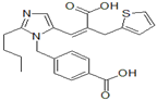Eprosartan USP RC F ; (Z)-4-({2-Butyl-5-[2-carboxy-3-(thiophen-2-yl)prop-1-enyl]-1H-imidazol-1-yl}methyl)benzoic acid | 148674-39-9