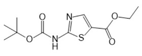 ethyl 2-((tert-butoxycarbonyl)amino)thiazole-5-carboxylate; 302964-01-8