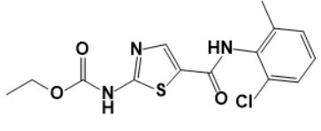 Ethyl (5-((2-chloro-6-methylphenyl)carbamoyl)thiazol-2-yl)carbamate