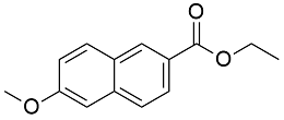 ethyl 6-Methoxy-2-naphthoate ; ethyl 6-Methoxy-2-naphthoate; 6-Methoxy-naphthalene-2-carboxylic acid ethyl ester;2-Naphthalenecarboxylic acid, 6-Methoxy-, ethyl ester; 6297-10-5