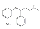 Fluoxetine EP Impurity C ; Fluoxetine USP RC A ;(3RS)-N-Methyl-3-phenyl-3-[3-(triﬂuoromethyl)phenoxy]propan-1-amine HCl  |  56161-72-9