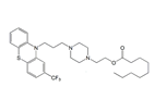 Fluphenazine Decanoate EP Impurity E ; Fluphenazine Nonanoate;2-(4-(3-(2-(Trifluoromethyl)-10H-phenothiazin-10-yl)propyl)piperazin-1-yl)ethyl nonanoate
