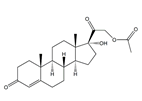 Hydrocortisone EP Impurity K ; Reichstein’s Substance S-21-Acetate ;17-Hydroxy-3,20-dioxopregn-4-en-21-yl acetate  |  640-87-9