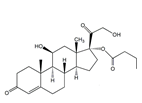 Hydrocortisone Butyrate ; Pregn-4-ene-3,20-dione-11,21-dihydroxy-17-(1-oxobutoxy)   |  13609-67-1