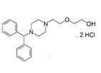 Hydroxyzine EP Impurity B ; Hydroxyzine BP Impurity B ;Deschloro Hydroxyzine Dihydrochloride ;Decloxizine Dihydrochloride ; 2-[2-[4-(Diphenylmethyl)piperazin-1-yl]ethoxy]ethanol dihydrochloride  |  13073-96-6