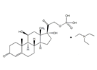 Hydrocortisone Phosphate Triethylamine ;2-((8S,9S,10R,11S,13S,14S,17R)-11,17-Dihydroxy-10,13-dimethyl-3-oxo-2,3,6,7,8,9,10,11,12,13,14,15,16,17-tetradecahydro-1H-cyclopenta[a]phenanthren-17-yl)-2-oxoethyl hydrogen phosphate triethylamine  |  122764-80-1